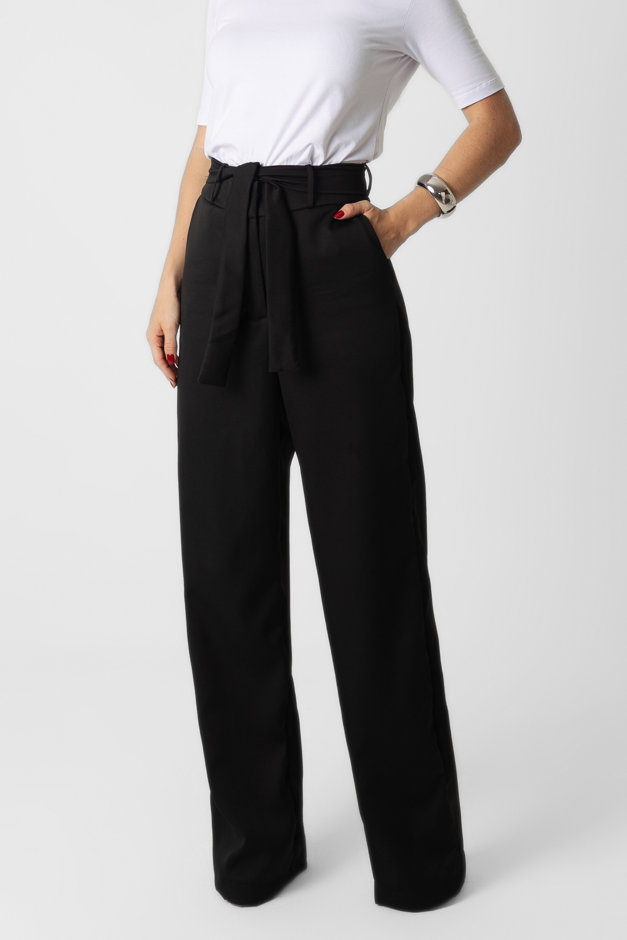 Calça Pantalona Faixa