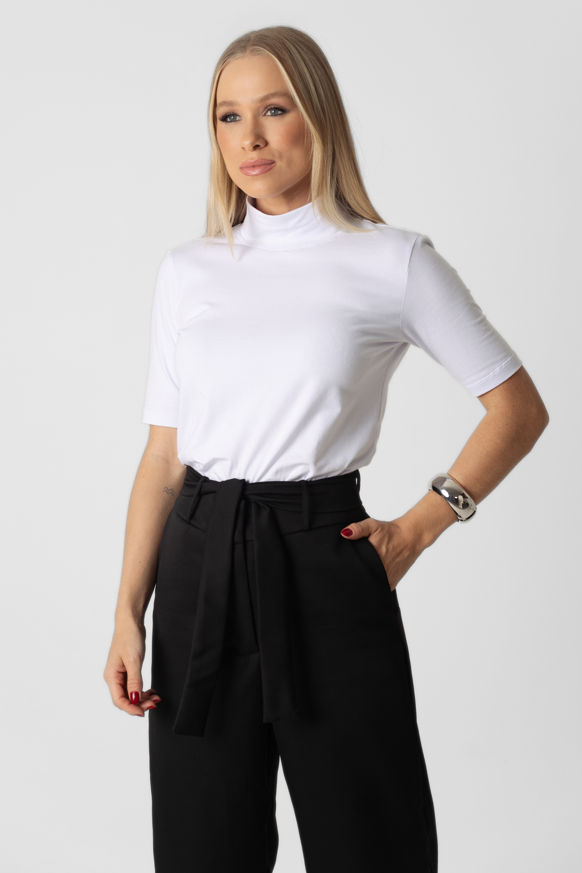 Calça Pantalona Faixa