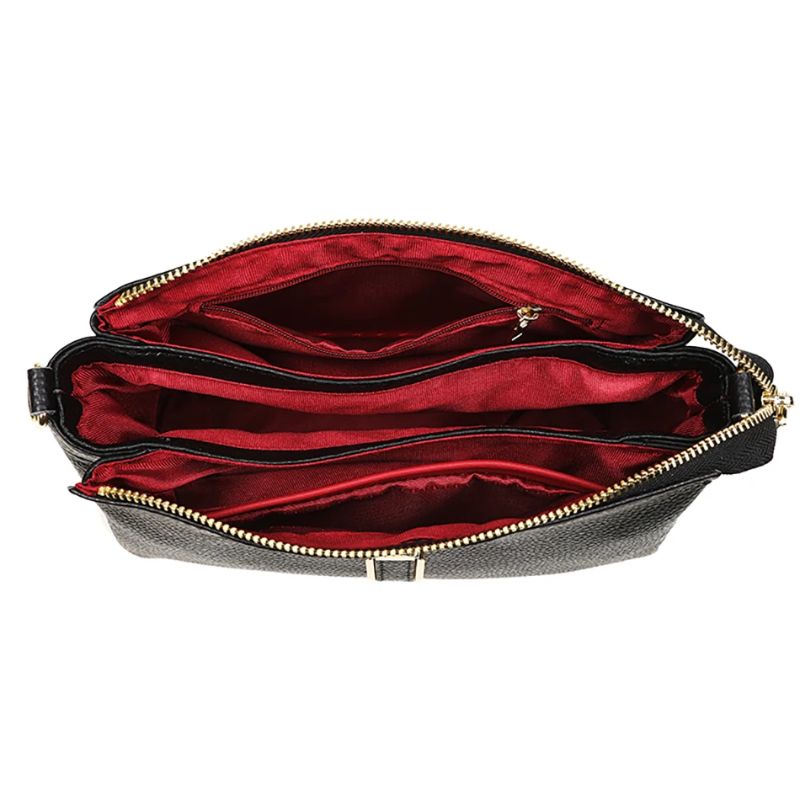 Bolsa Transversal Couro Legítimo Sarela Munique