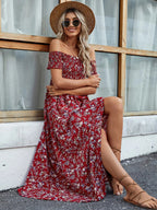 Vestido Longo Ombro a Ombro Lily