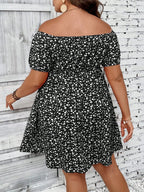 Vestido Ombro a Ombro Plus Size Emma
