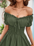 Vestido Ombro a Ombro Scarlet