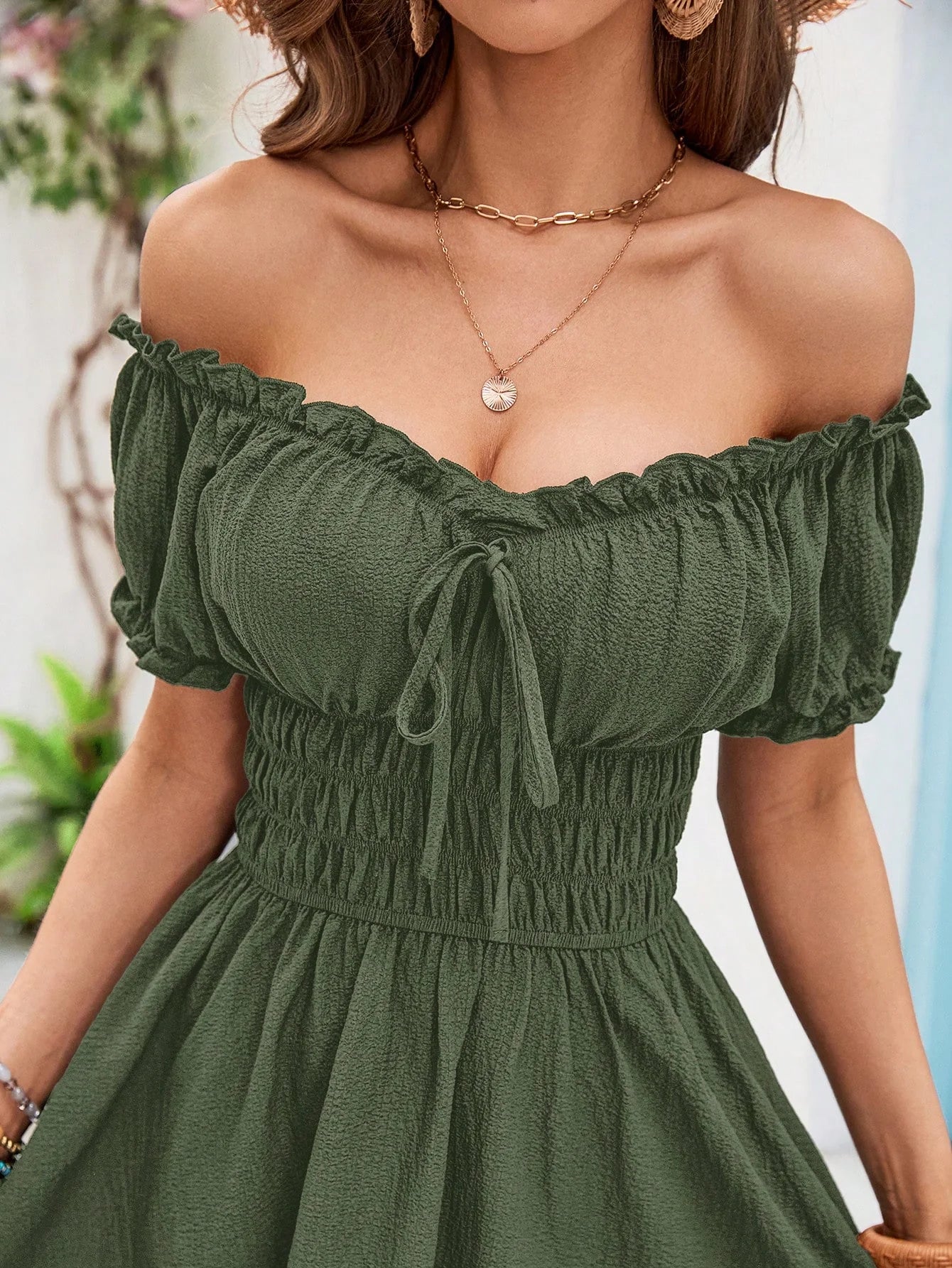 Vestido Ombro a Ombro Scarlet