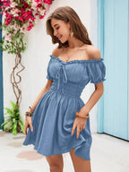 Vestido Ombro a Ombro Scarlet