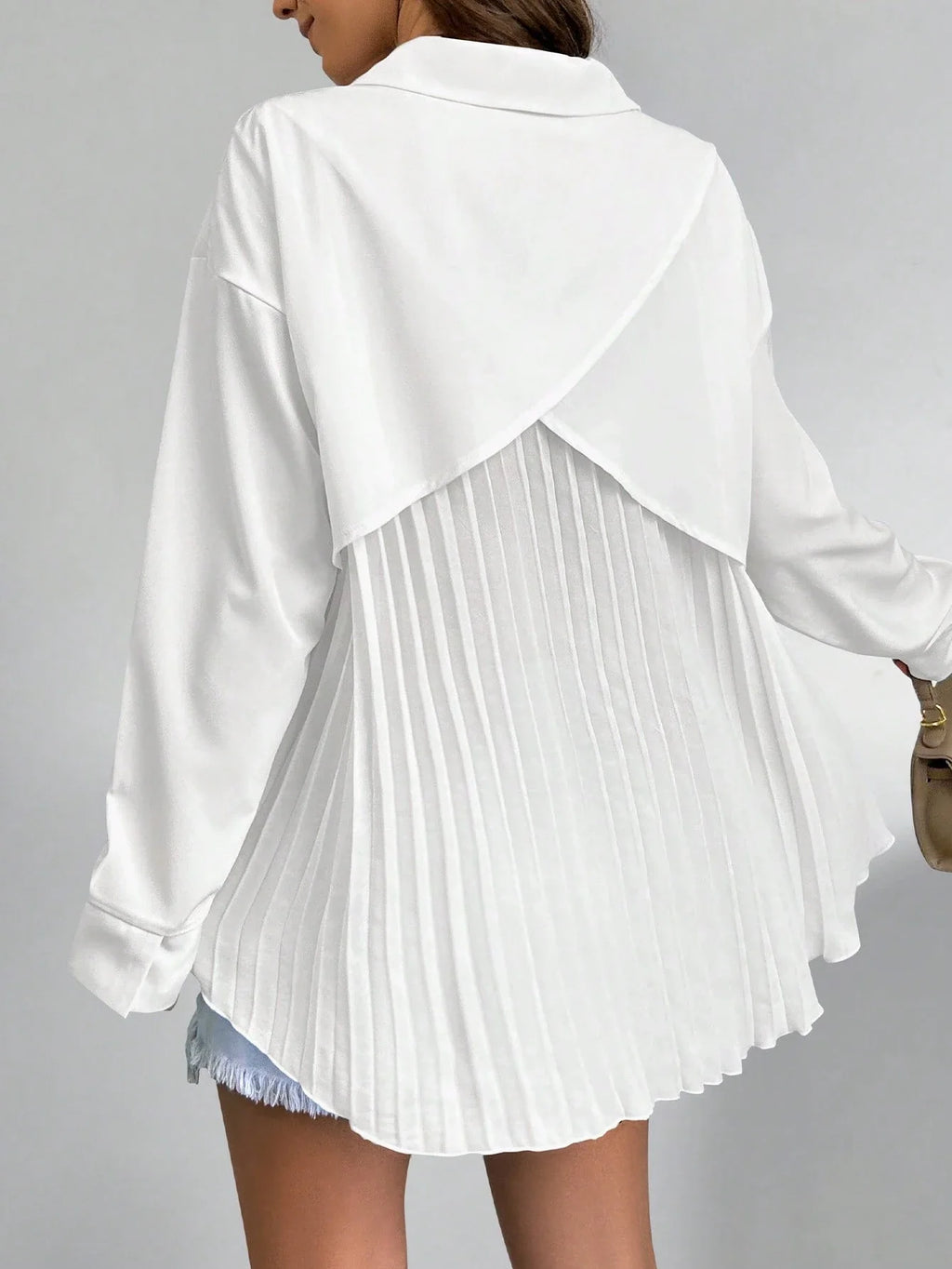 Camisa Plissada Avery