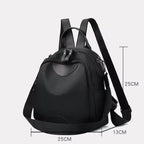 Mochila Feminina Pequena de Nylon Antônia