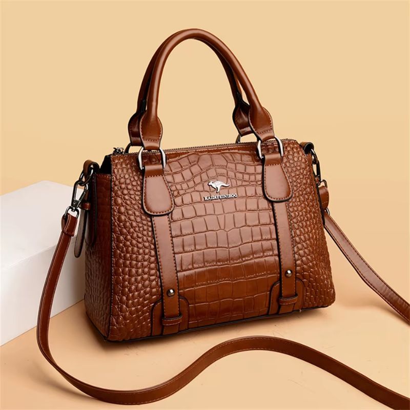 Bolsa Feminina Tiracolo Crocodilo Olívia