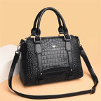 Bolsa Feminina Tiracolo Crocodilo Olívia