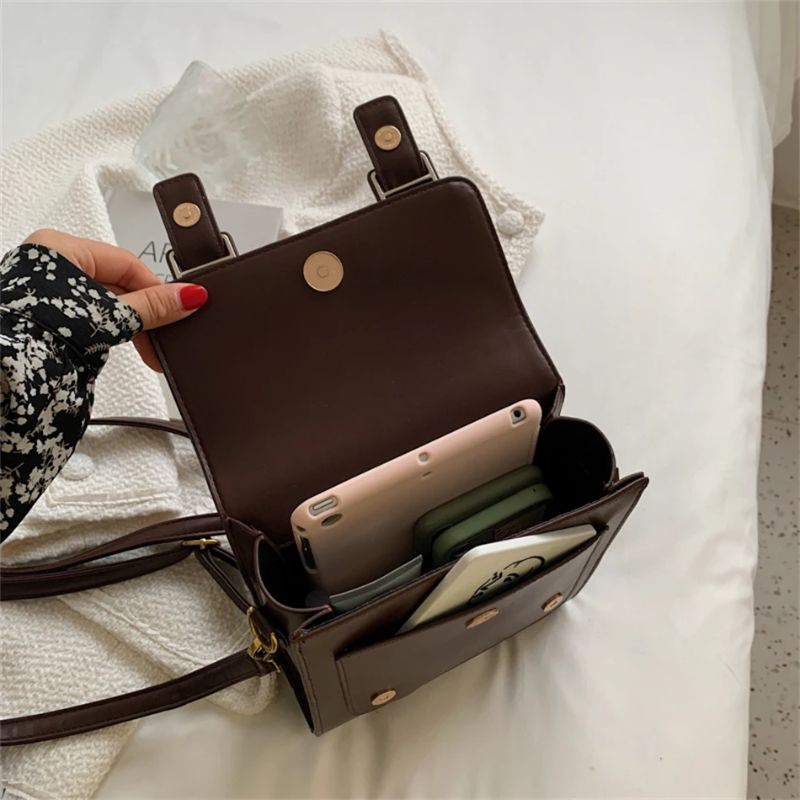 Mochila e Bolsa de Ombro Versátil Feminina Pequena Viena