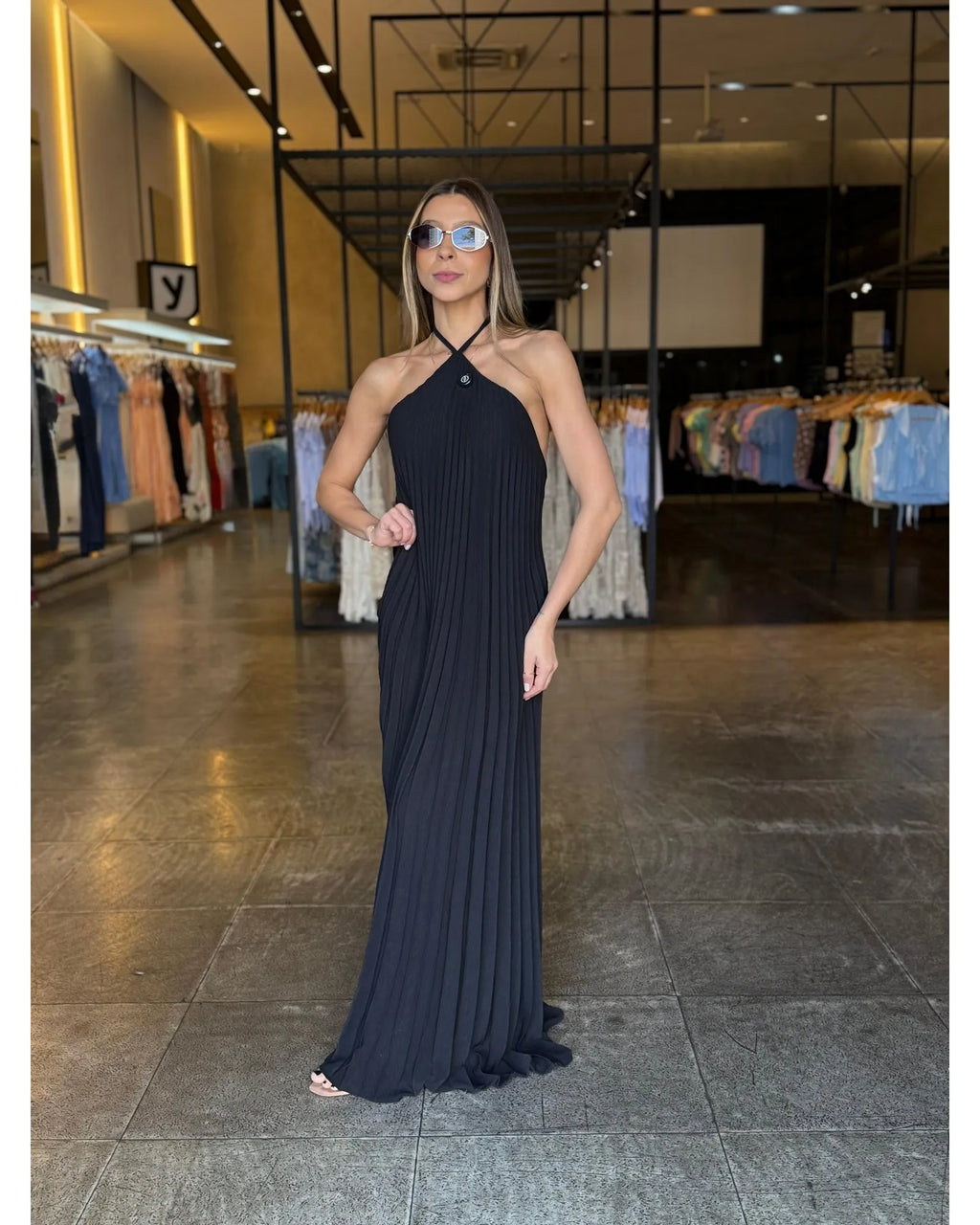 Vestido Plissado Rafa