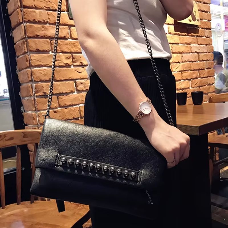 Bolsa Feminina Clutch de Mão com Alça Taty