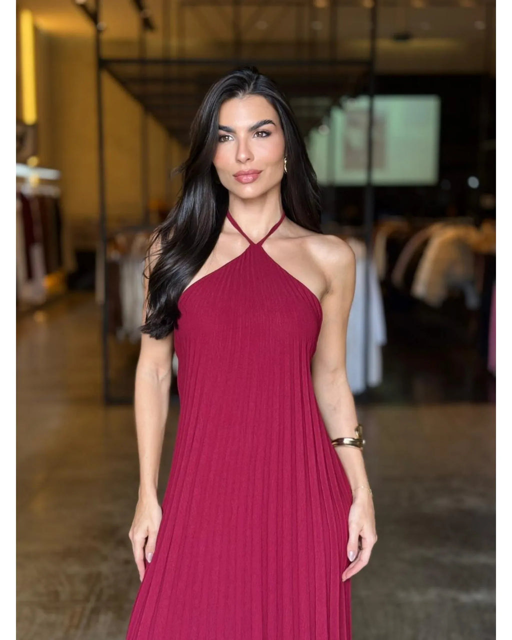 Vestido Plissado Rafa