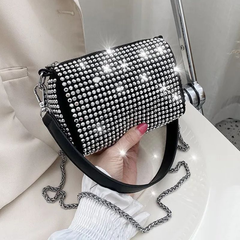 Bolsa Feminina com Strass Sarela Dijon