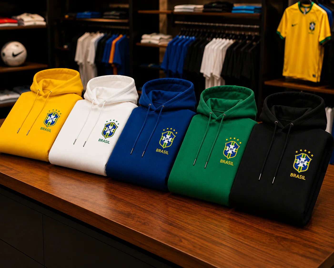 🇧🇷 CONJUNTO MOLETOM SELEÇÃO - COPA DO MUNDO 2026 - 100% ALGODÃO PIQUET 🇧🇷