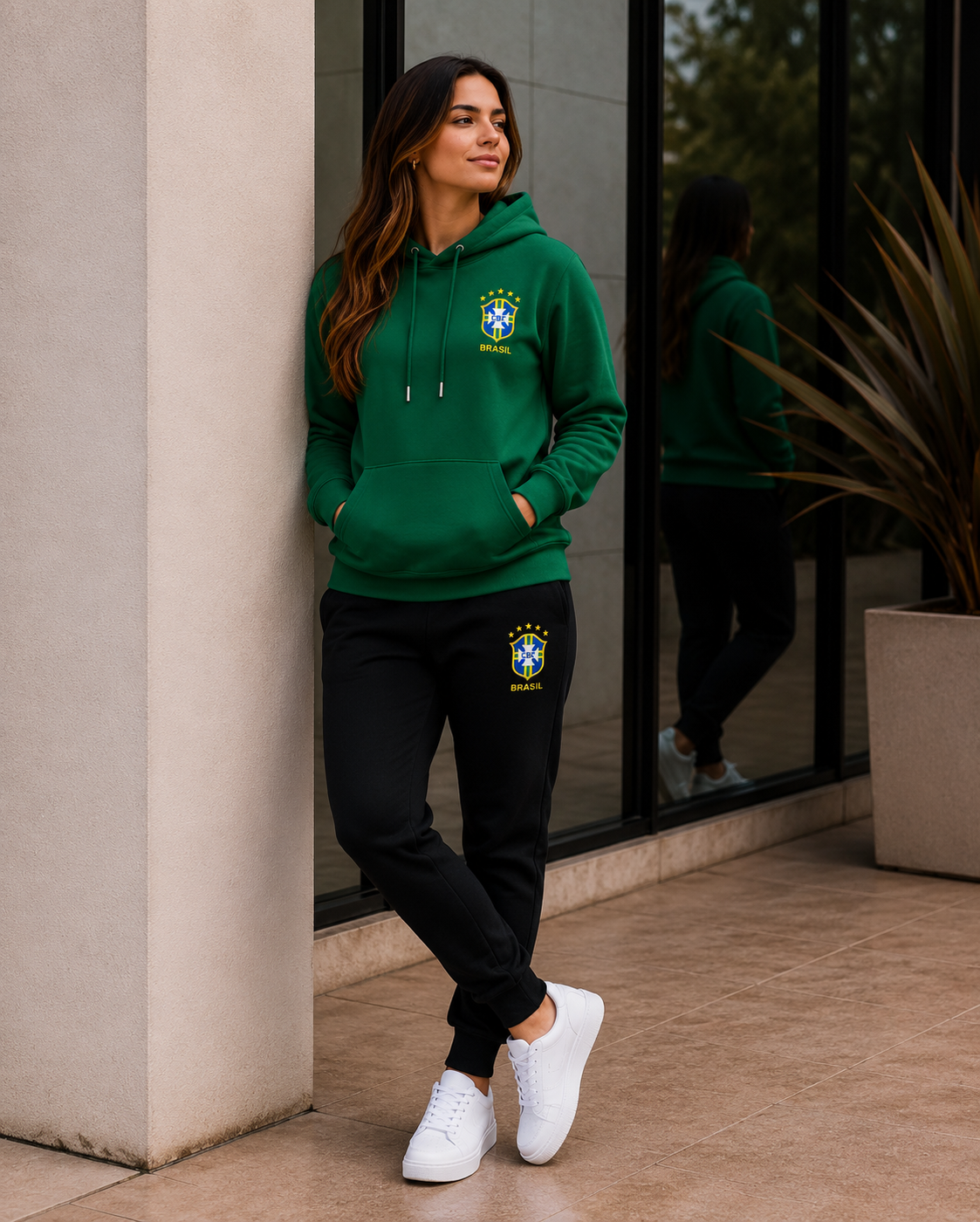 🇧🇷 CONJUNTO MOLETOM SELEÇÃO - COPA DO MUNDO 2026 - 100% ALGODÃO PIQUET 🇧🇷