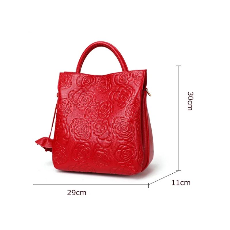 Bolsa de Mão Couro Legítimo Sarela Nancy