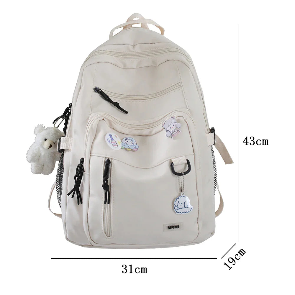 Mochila Feminina Universitária Grande Capacidade Montreal