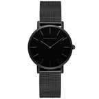 Relógio Feminino Elegante Pulseira Aço Inoxidável Amélie
