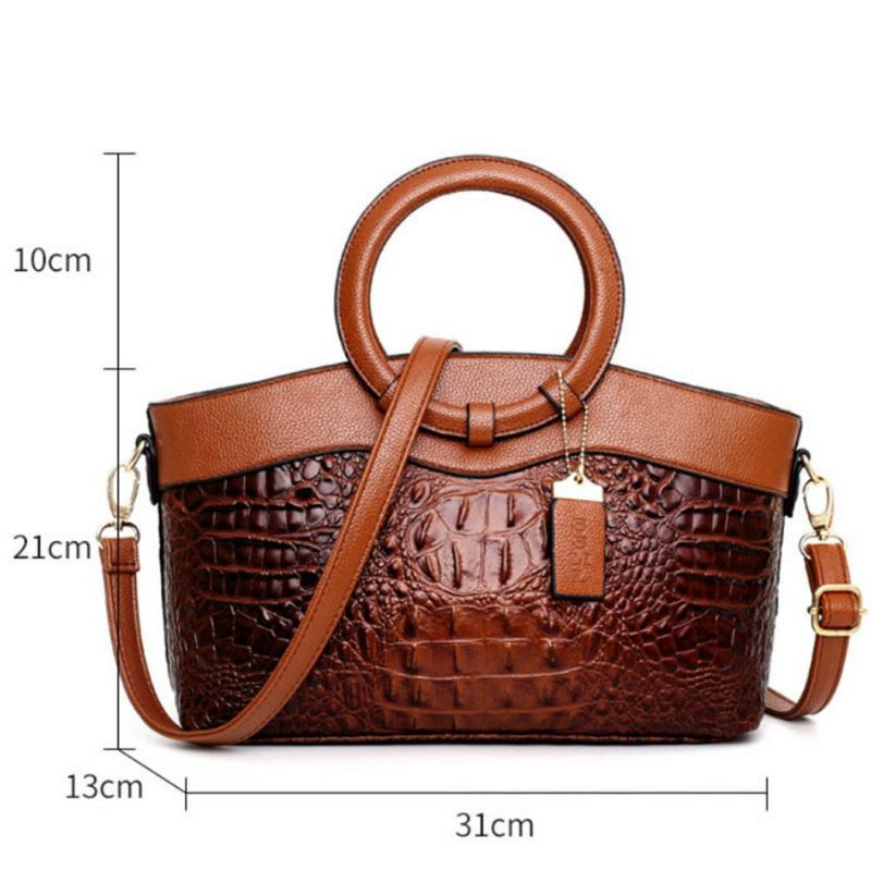Bolsa Tiracolo Couro Legítimo Sarela Roma