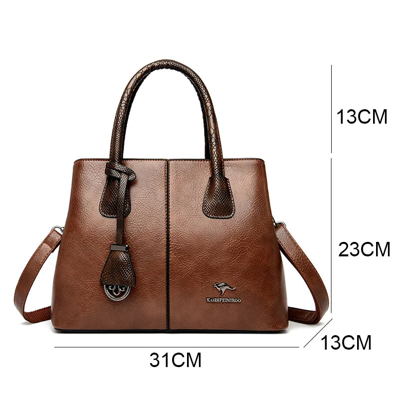 Bolsa Tiracolo Couro Legítimo Sarela Rossano