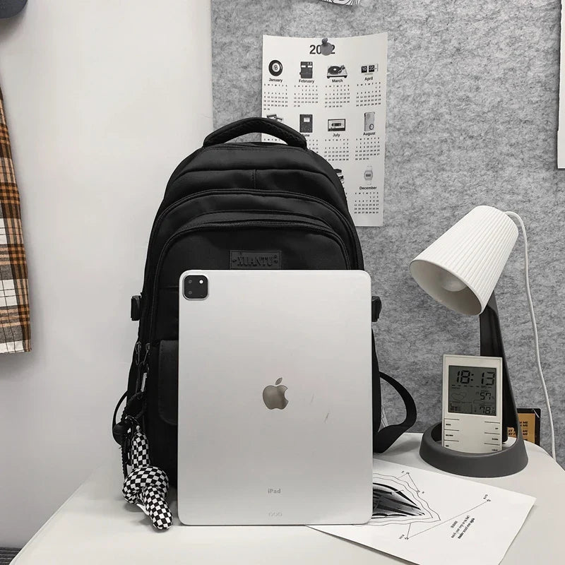 Mochila Feminina Universitária Grande Capacidade Dubai