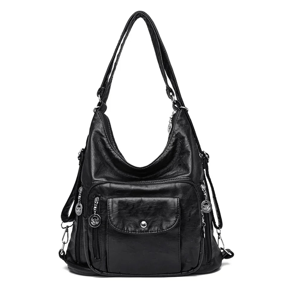 Mochila e Bolsa de Ombro Versátil Feminina Michelle