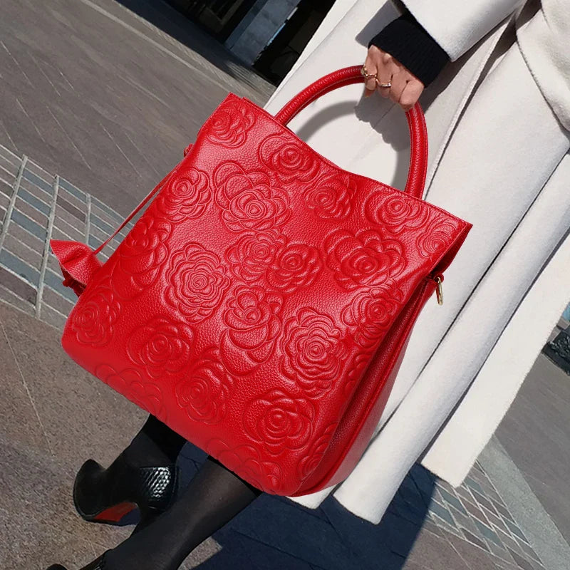 Bolsa de Mão Couro Legítimo Sarela Nancy