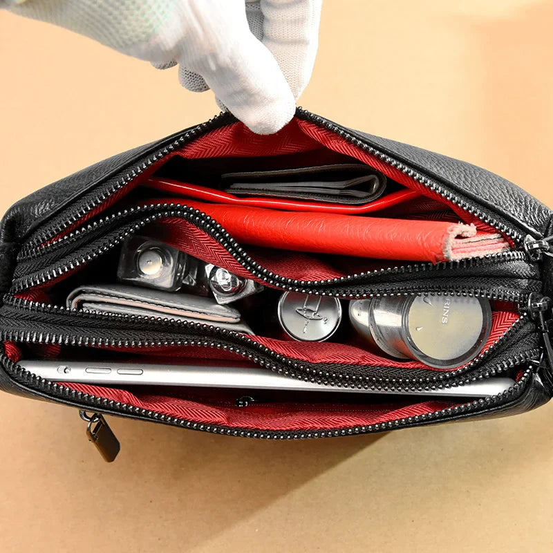 Bolsa Transversal Couro Legítimo Sarela Terni