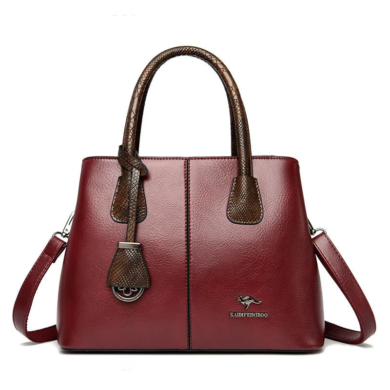 Bolsa Tiracolo Couro Legítimo Sarela Rossano