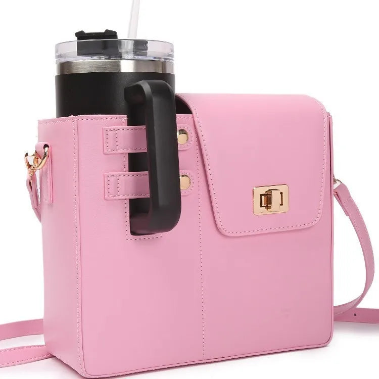 Bolsa Feminina Porta Copos Estilo Maleta Bruges