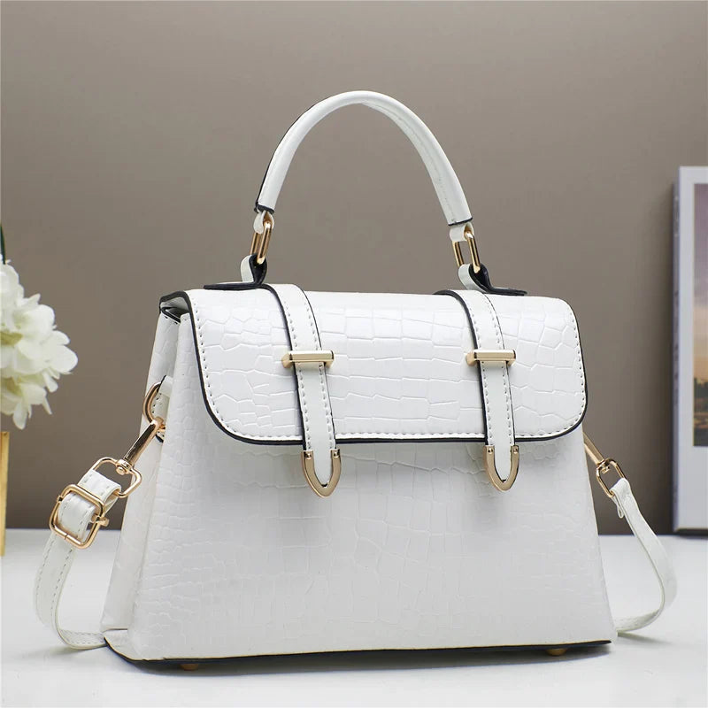 Bolsa Feminina Tiracolo Crocodilo Helena