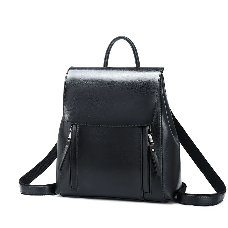 Mochila de Couro Legítimo Feminina Sardenha