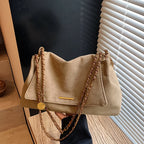 Bolsa Feminina Tiracolo em Suede Sintético Estilo Camurça Maya