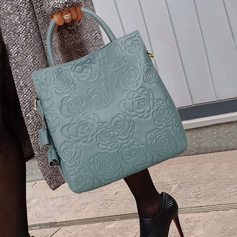Bolsa de Mão Couro Legítimo Sarela Nancy