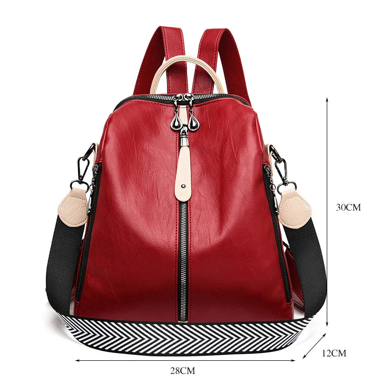 Mochila e Bolsa de Ombro Versátil Feminina Fogazza