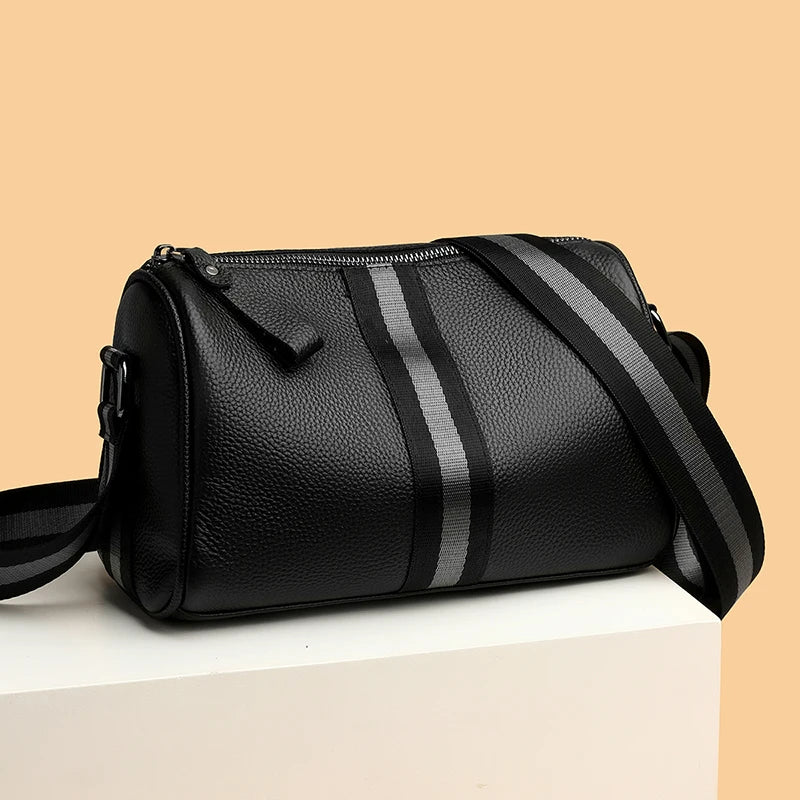 Bolsa Transversal Couro Legítimo Sarela Pesaro